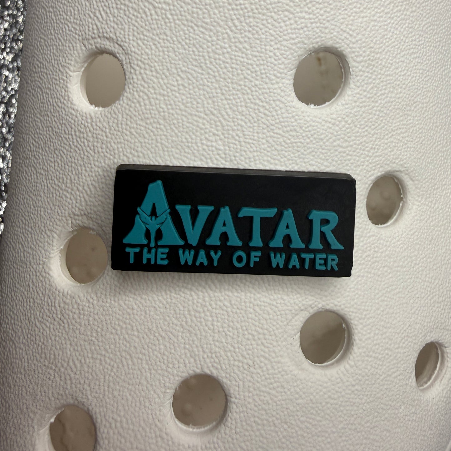 Blue avatar shoe charm collection