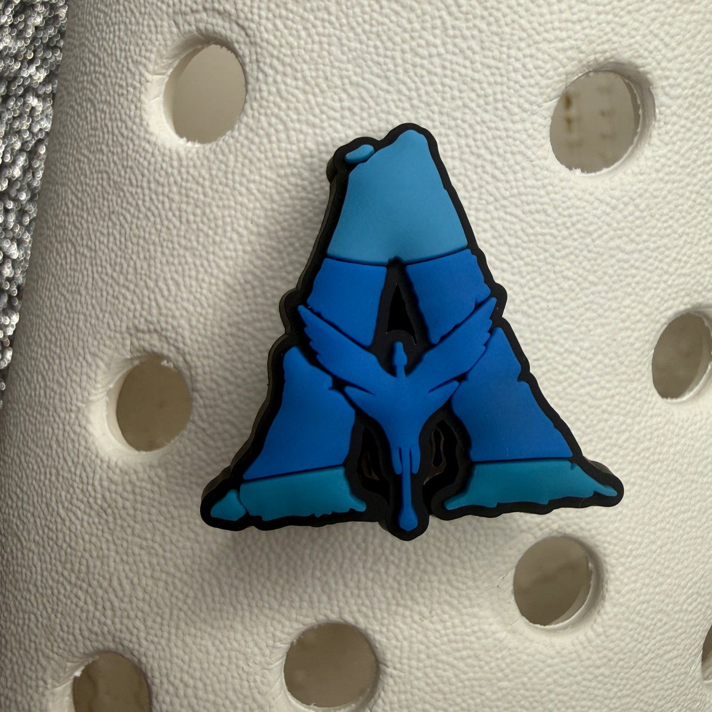 Blue avatar shoe charm collection