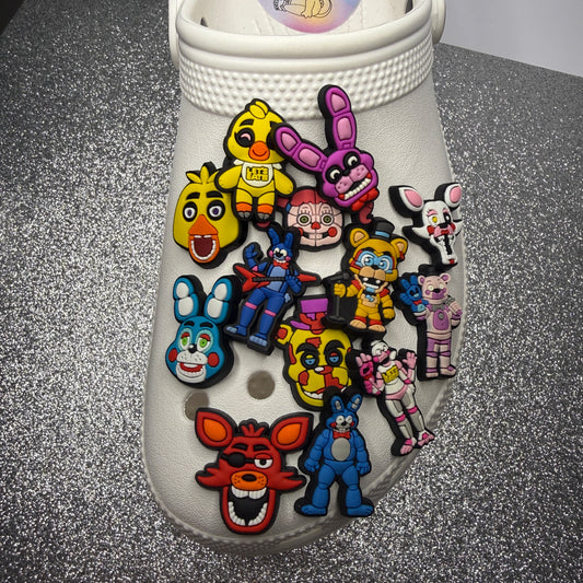 FNAF Five nights at Freddy's shoe charm collection