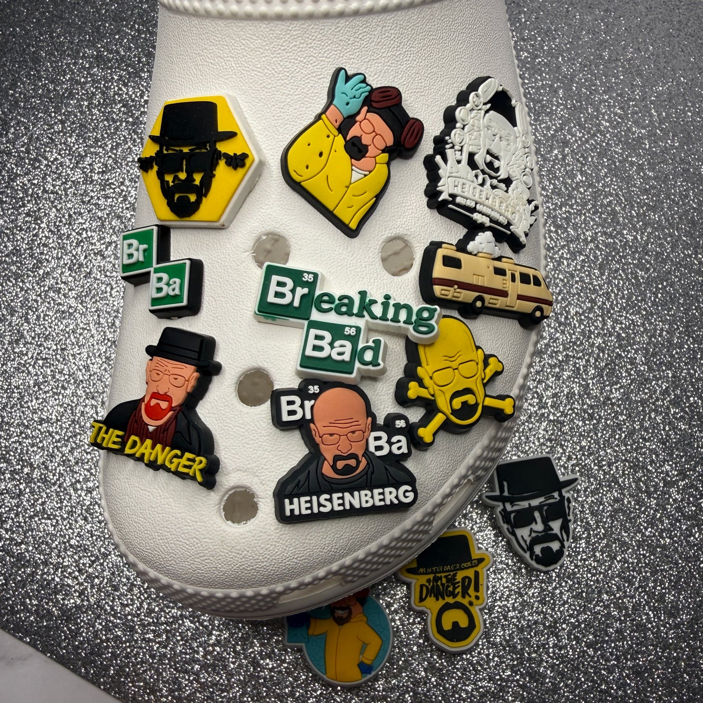 Breaking bad shoe charm collection