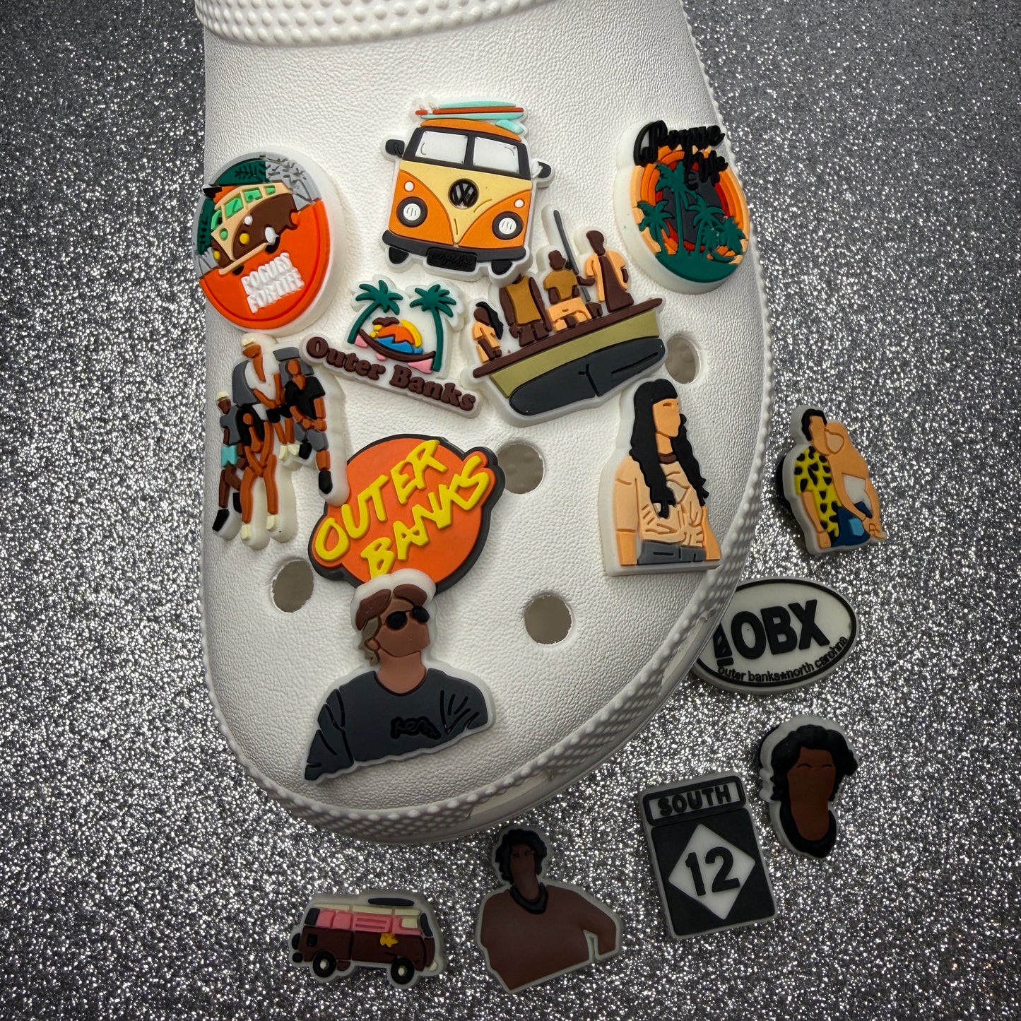 Outerbanks OBX shoe charm collection