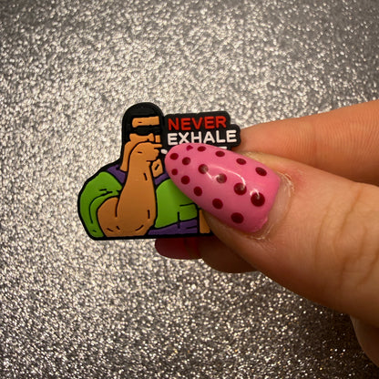 Big Lez wadiyatalkinabeet never exhale shoe charm collection