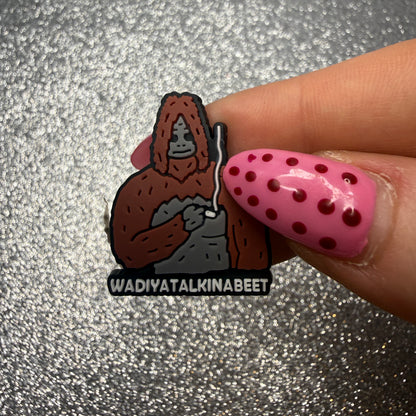 Big Lez wadiyatalkinabeet never exhale shoe charm collection
