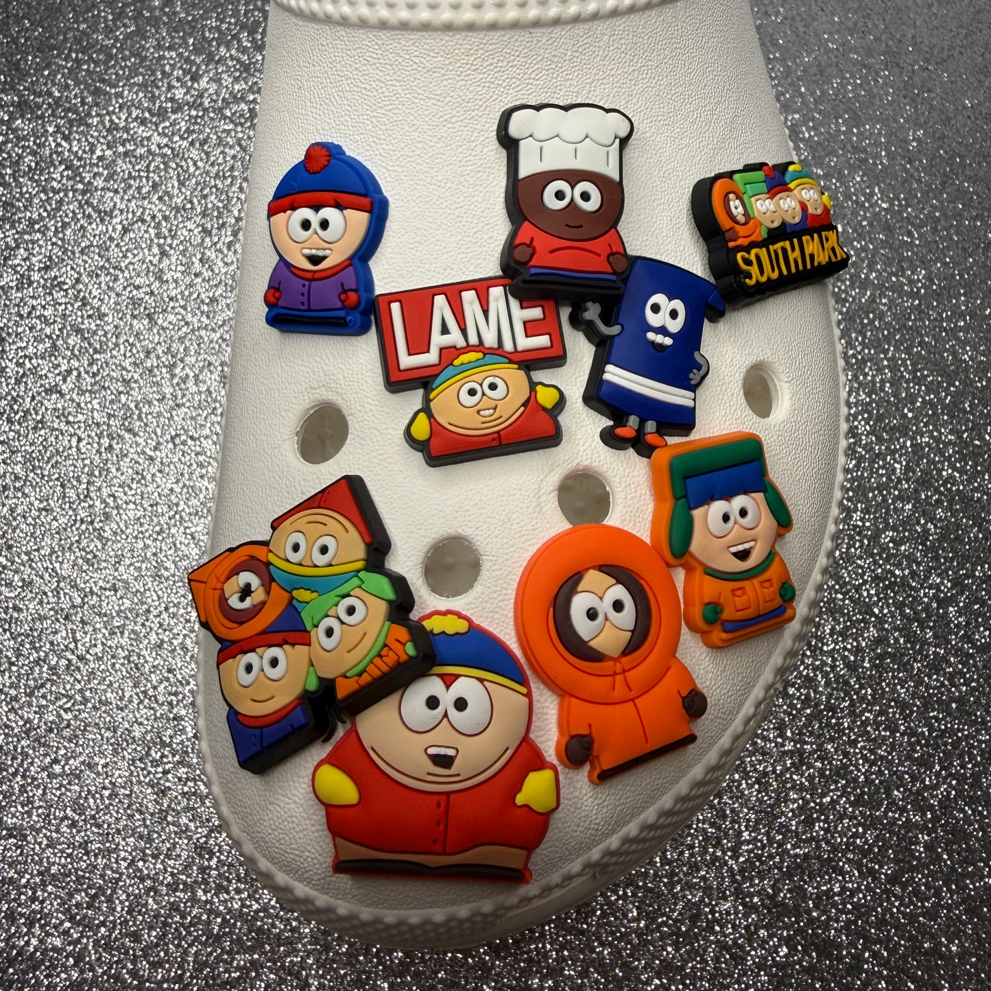South Parķ shoe charm collection