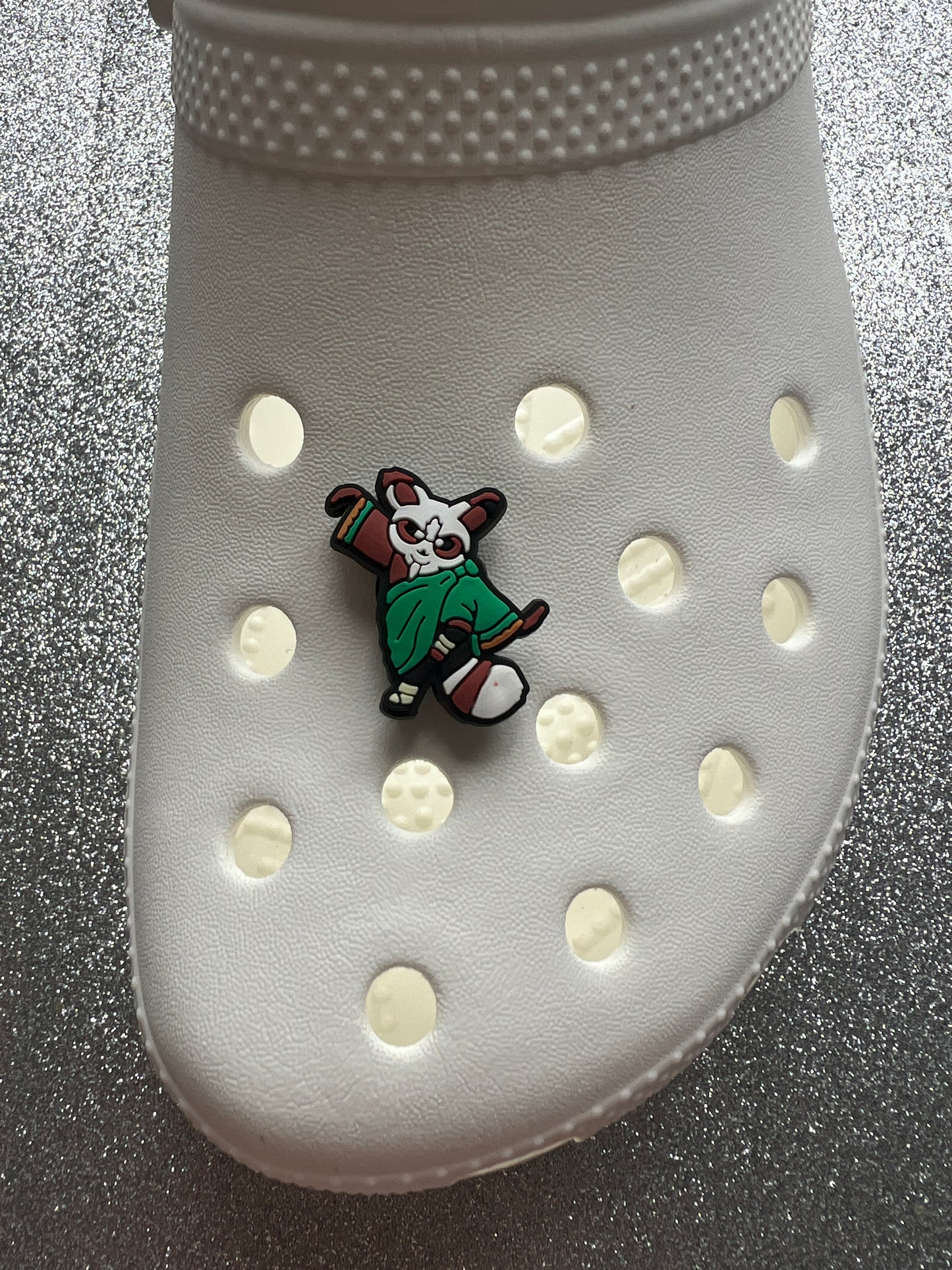 Karate panda shoe charm collection