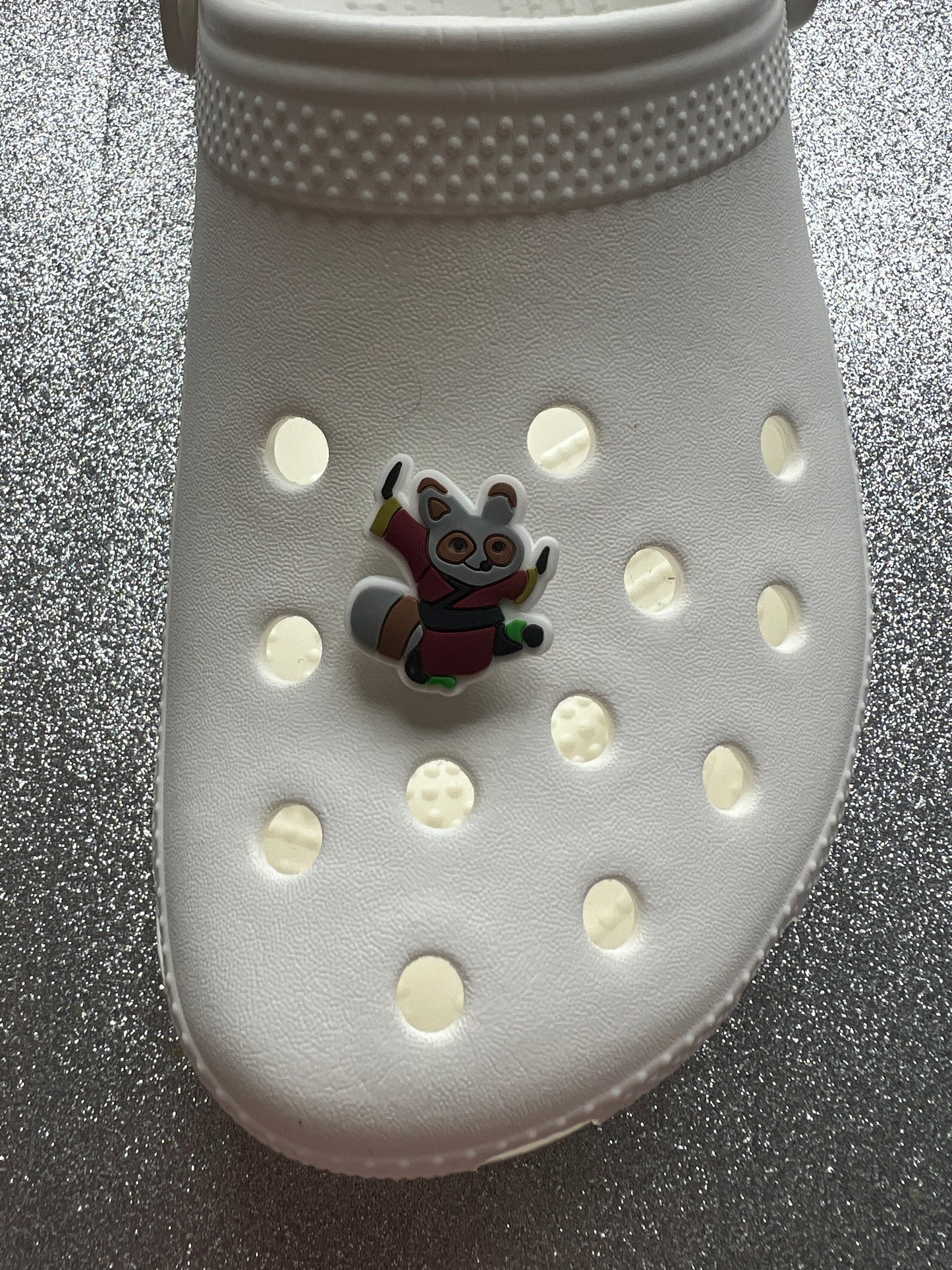 Karate panda shoe charm collection