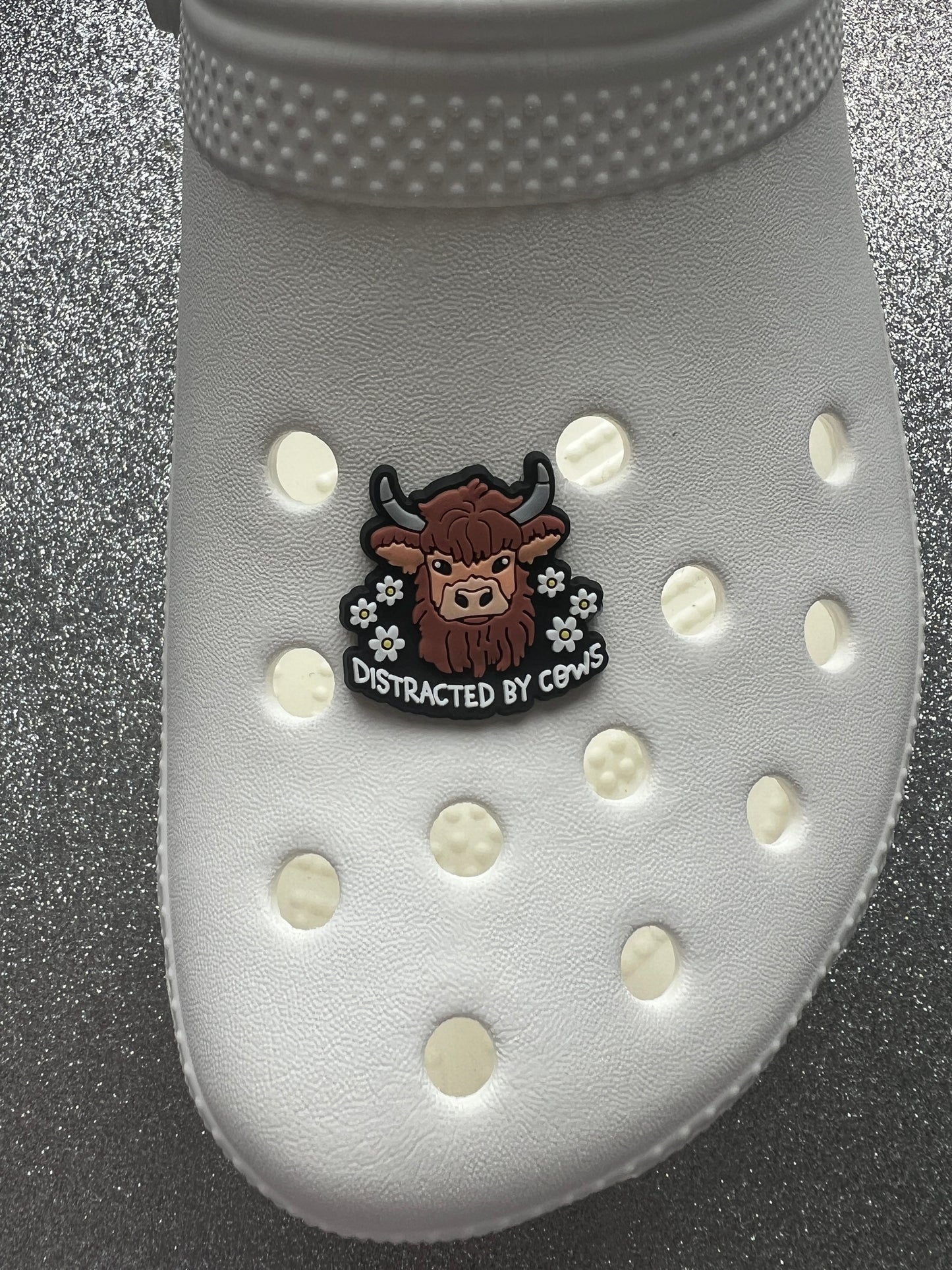 Highland cow pic shoe charm collection