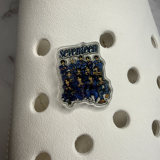 Seventeen KPOP band resin shoe charm