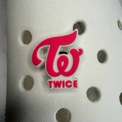 TWICE Kpop group shoe charm collection