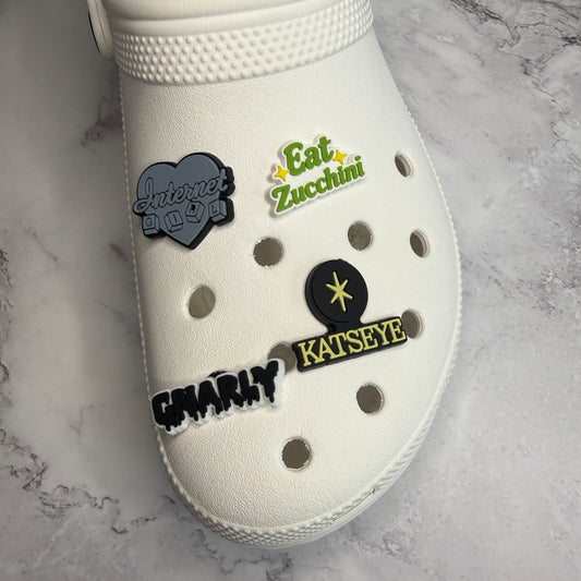 Katseye Kpop group shoe charm collection - gnarly, internet girl