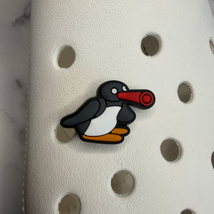 Pingu noot not penguin shoe charms