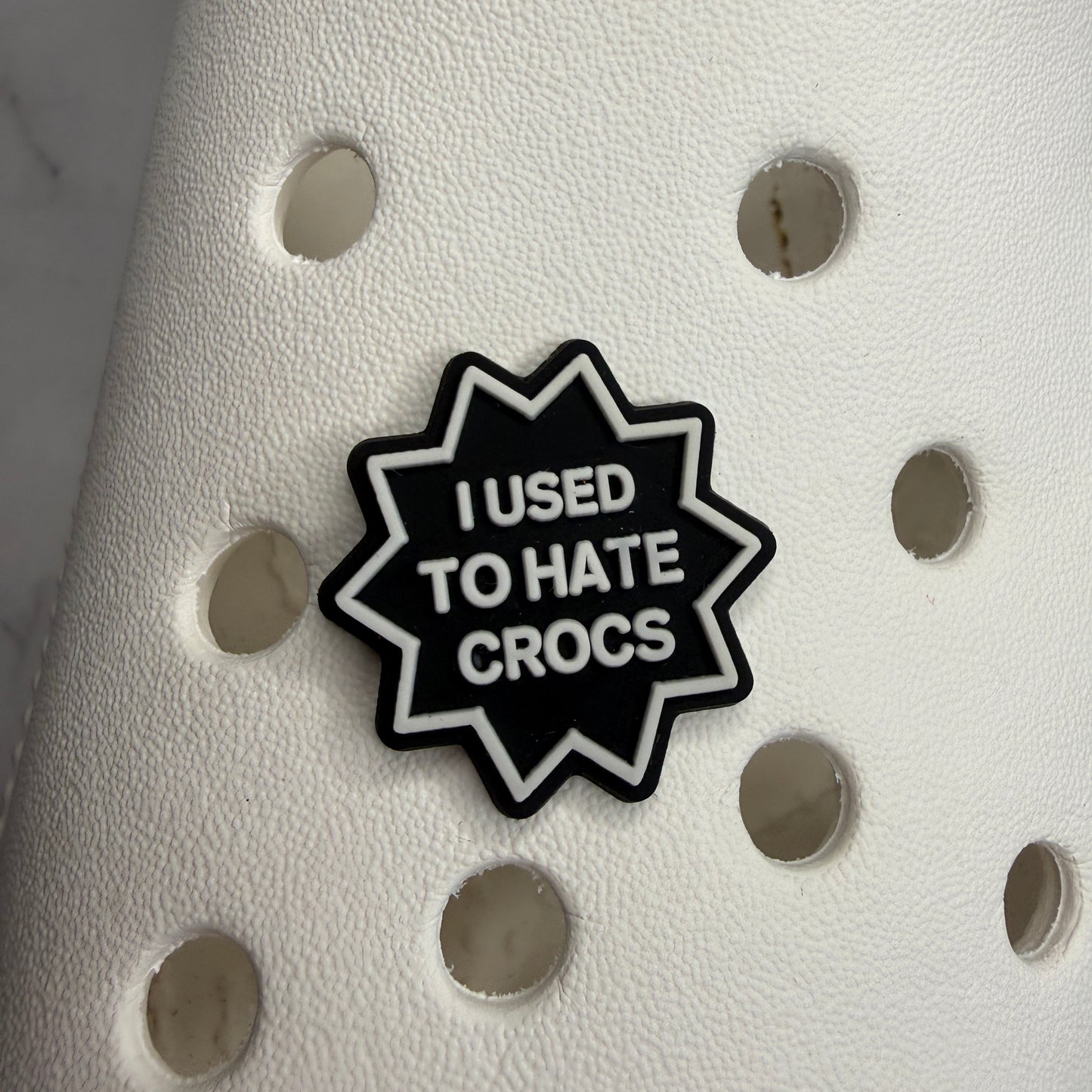 I used to hate them shoe charm collection