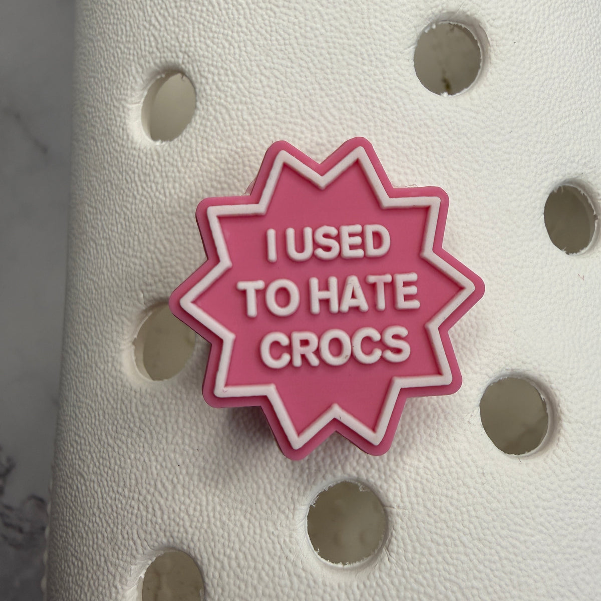 I used to hate them shoe charm collection