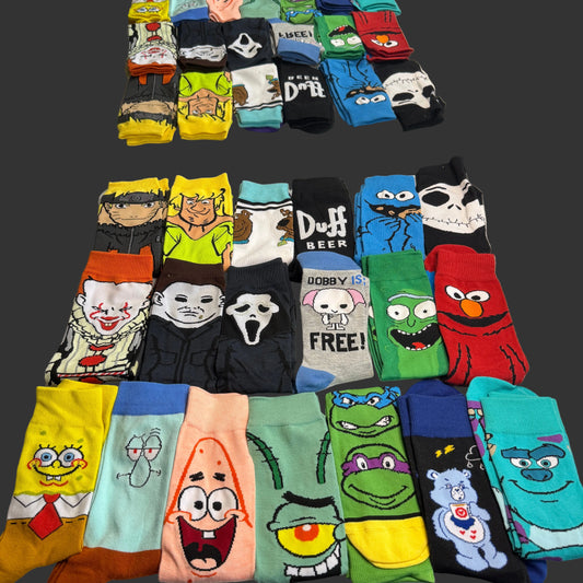 Character socks - ONE SIZE