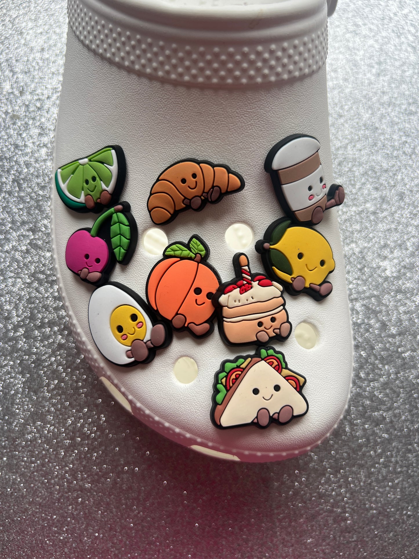 Jell teddy plush shoe charms / strap cover collection