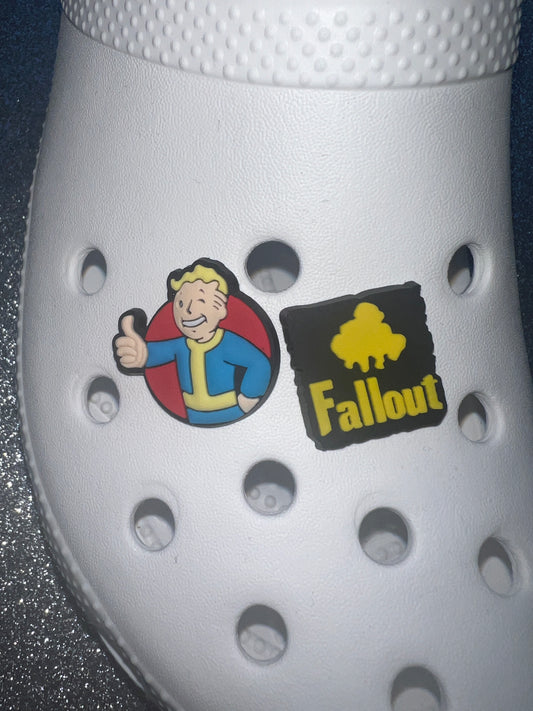 x2 Fallout shoe charm BUNDLE - gaming