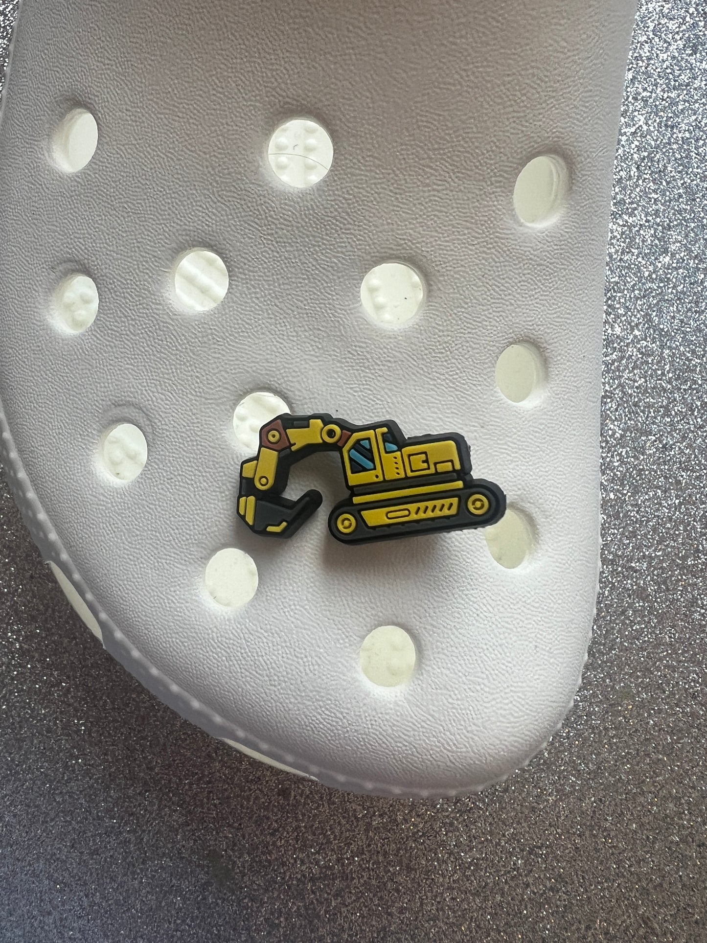 Caterpillar CAT and diggers - construction shoe charm collection