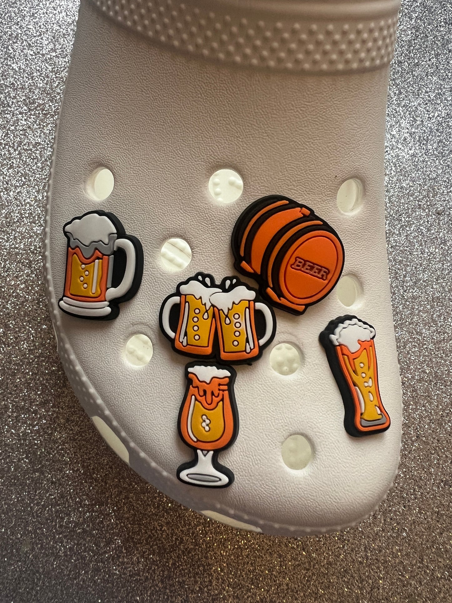 Beer shoe charm collection