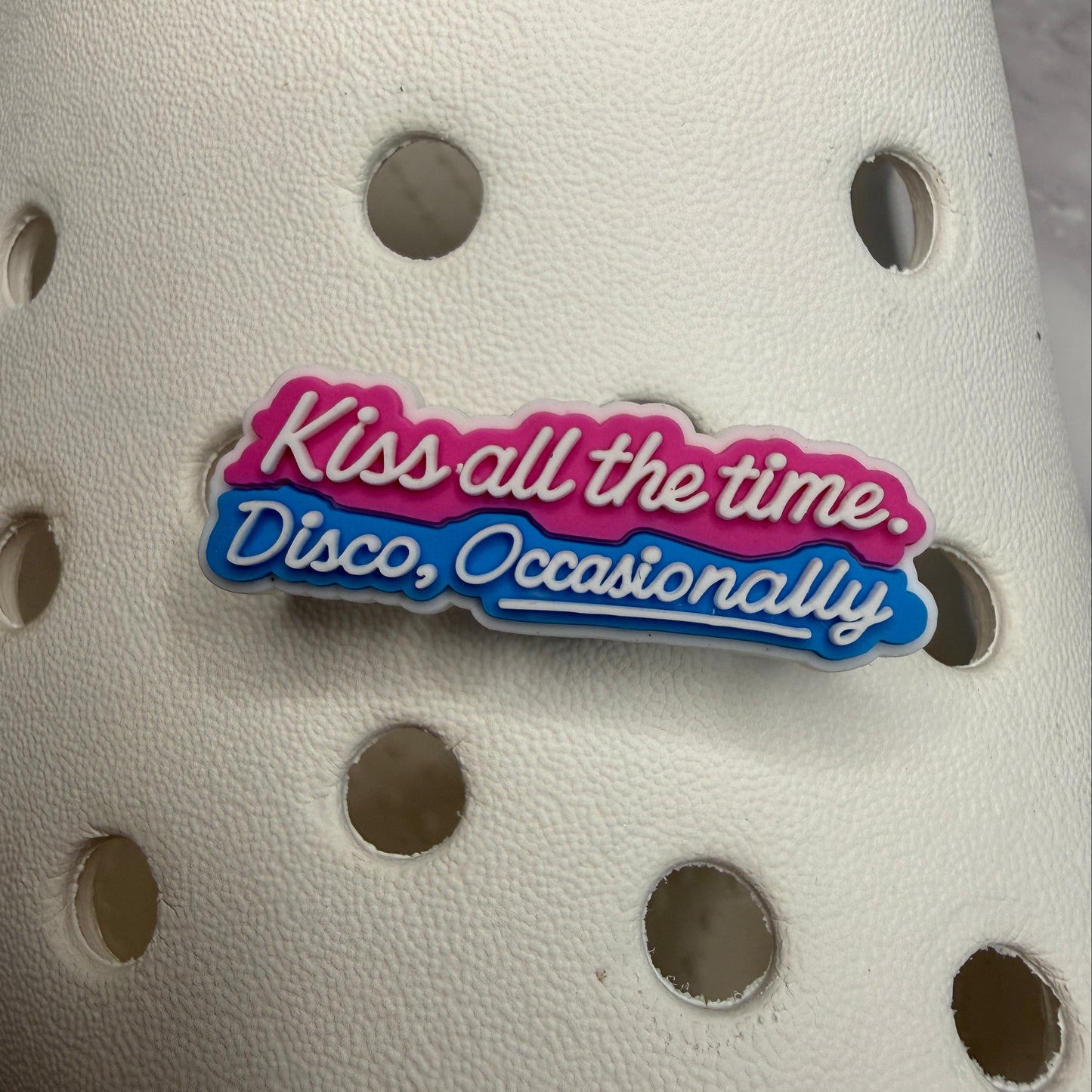 Kiss all the time, disco occasionally shoe charm collection | HSLOT | Inspired by Harry Styles