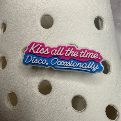 Kiss all the time, disco occasionally shoe charm collection | HSLOT | Inspired by Harry Styles
