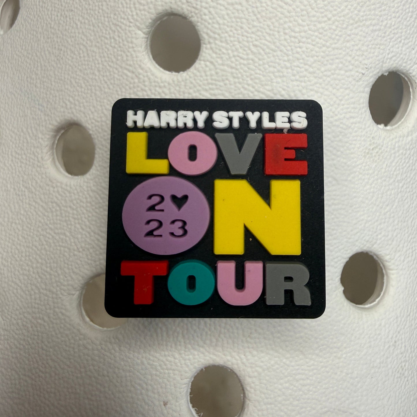 Kiss all the time, disco occasionally shoe charm collection | HSLOT | Inspired by Harry Styles