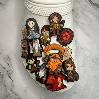 Lord of rings shoe charm collection