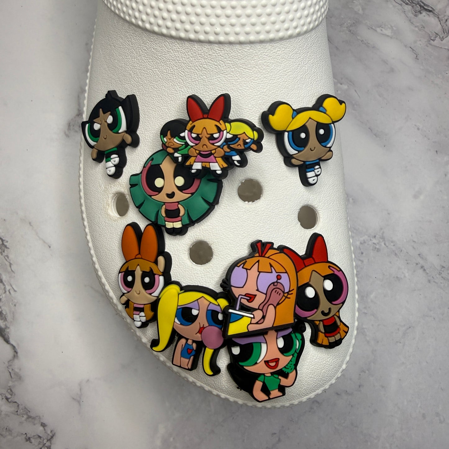 Powerpuff girls shoe charm collection