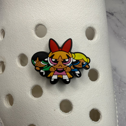 Powerpuff girls shoe charm collection