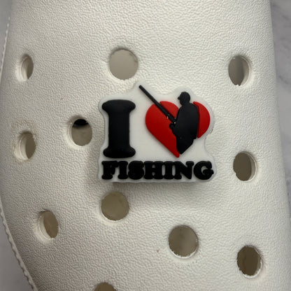 Fishing shoe charm collection
