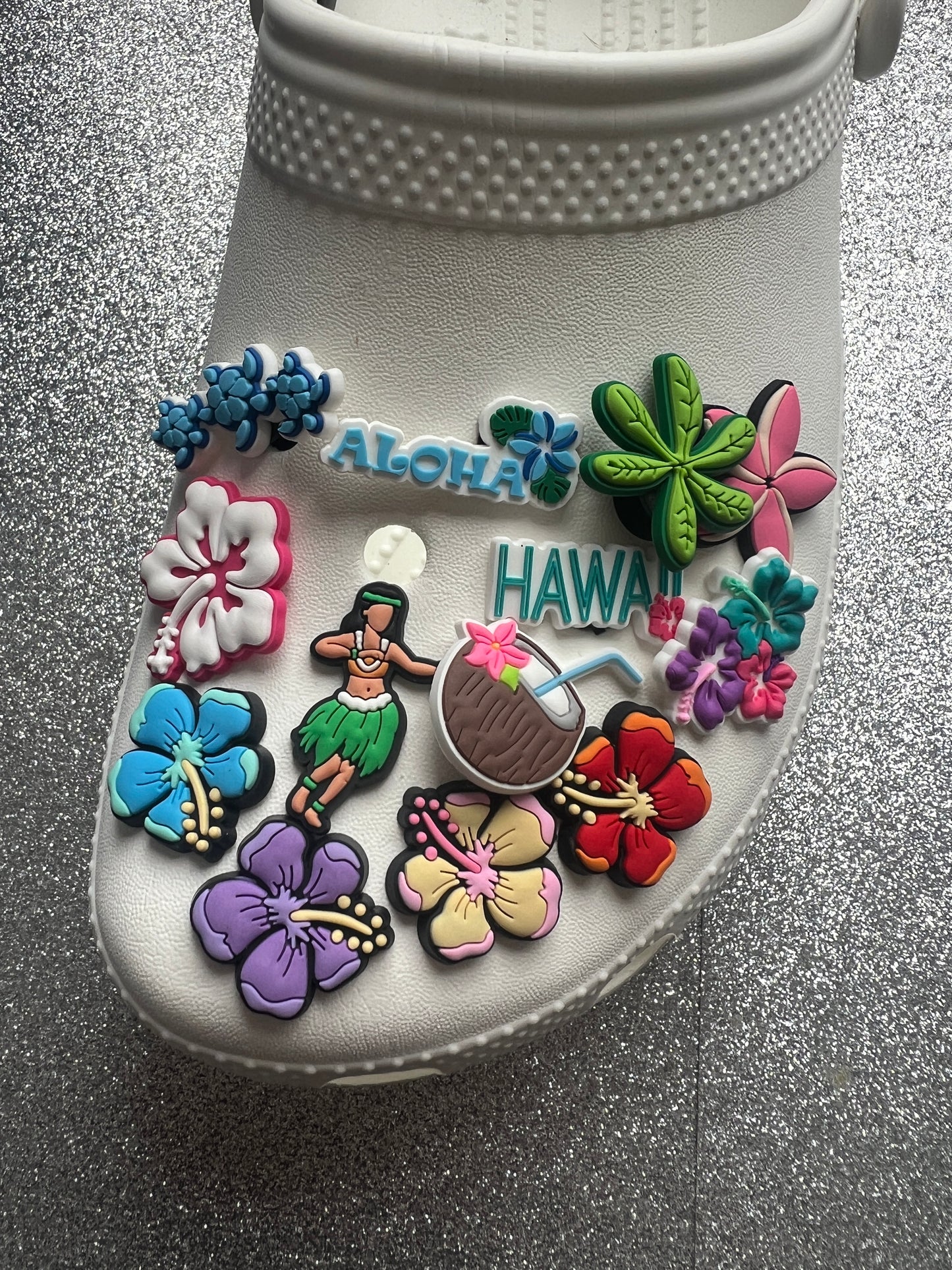 Hawaii / Hibiscus flower shoe charm collection