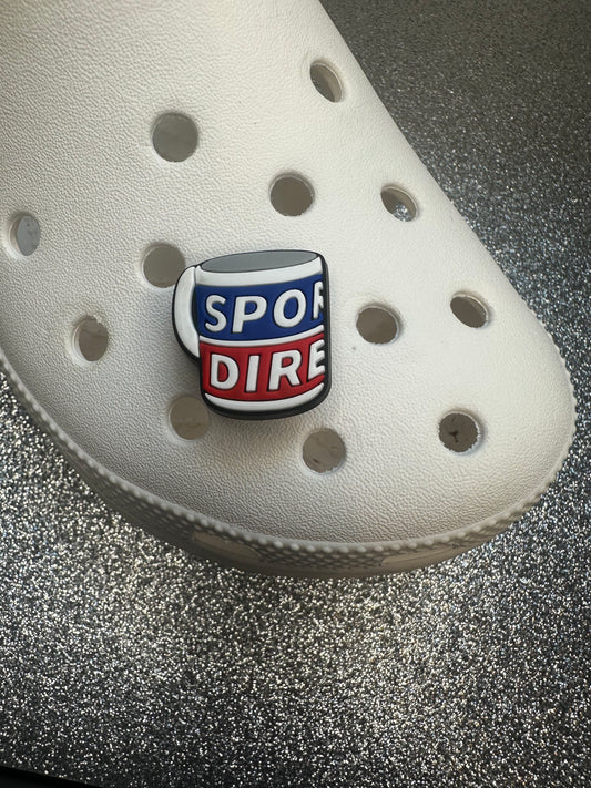 Sports Dire shoe charm