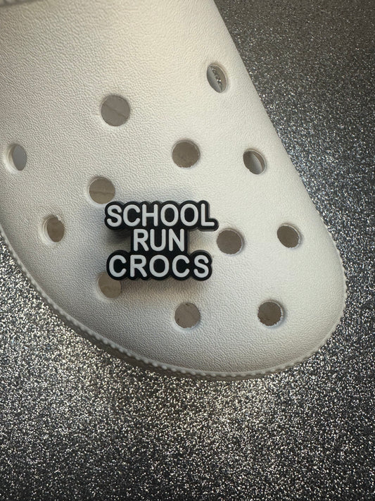 School run croçs shoe charm