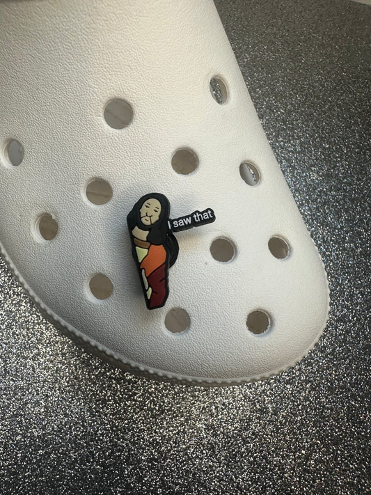 I saw that - Jesus shoe charm