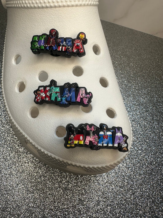 Mama mother shoe charms