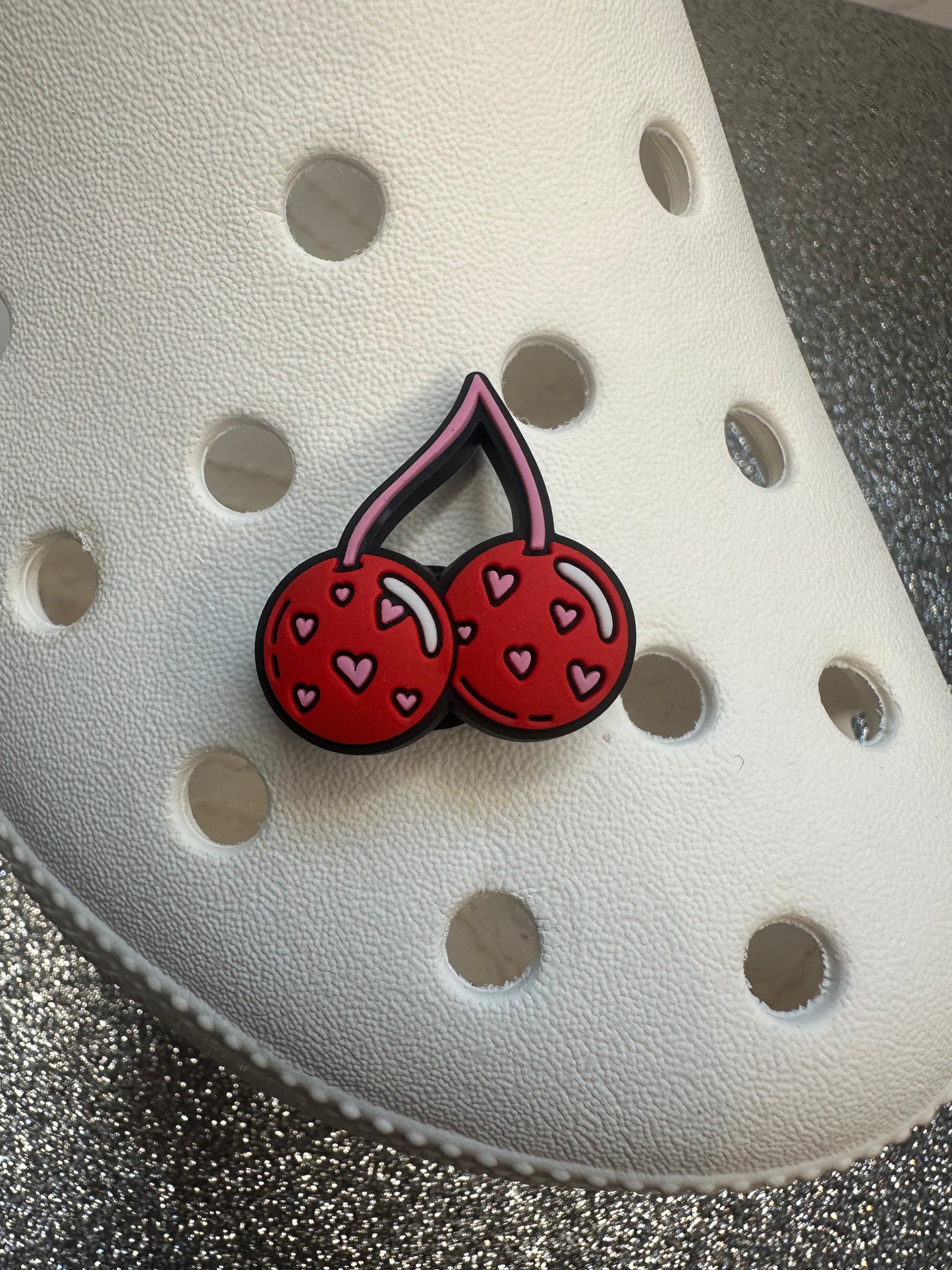 Strawberry,Cherry, Pinks & Reds shoe charm collection