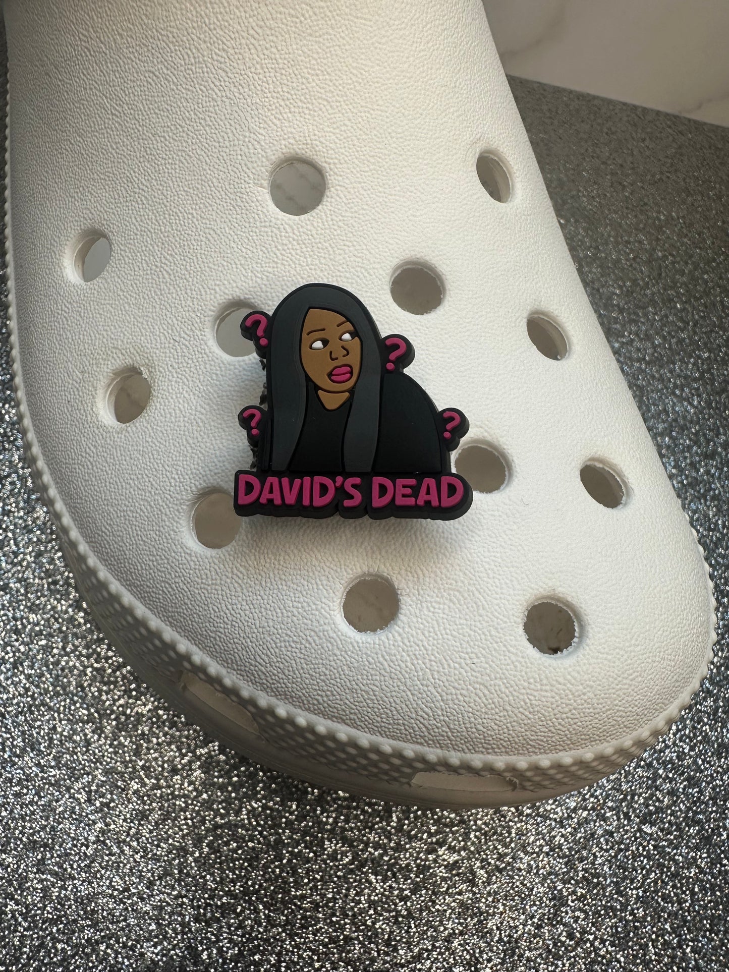 Davids dead meme - big brother shoe charms