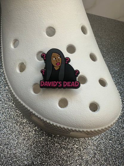 Davids dead meme - big brother shoe charms