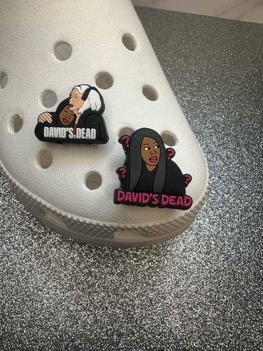Davids dead meme - big brother shoe charms