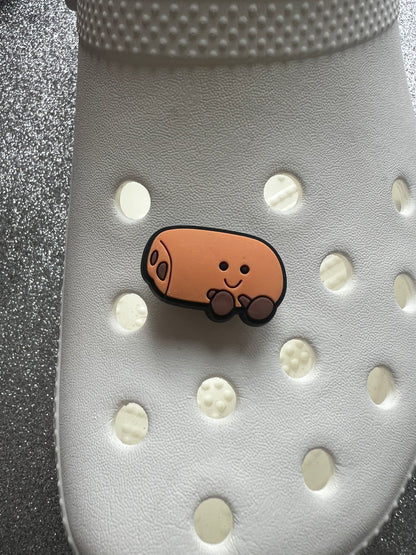 DISCOUNTED Food, animal, drink shoe charms / strap cover collection - 100+ STYLES . Custom made with love