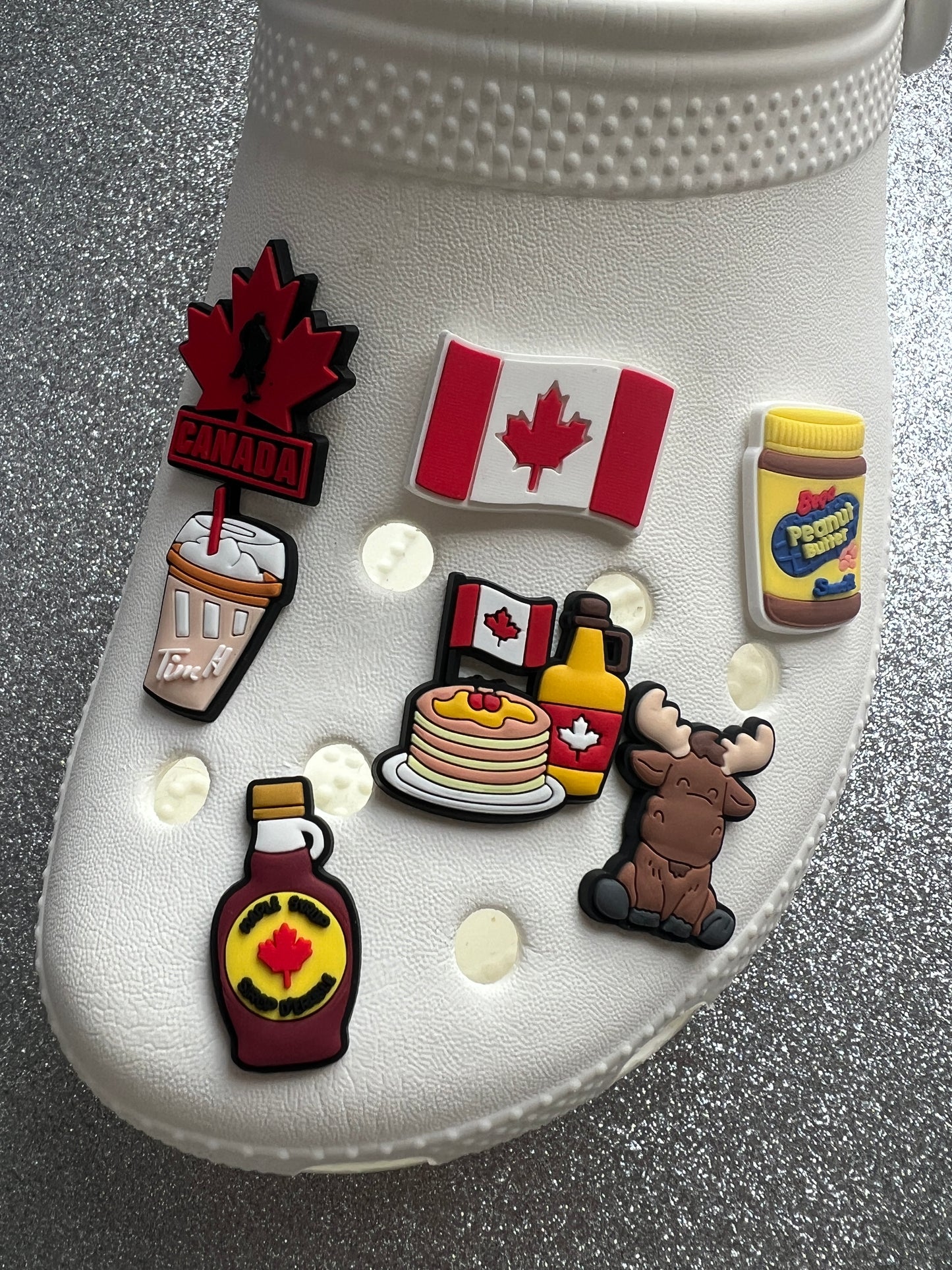 Canada shoe charm collection