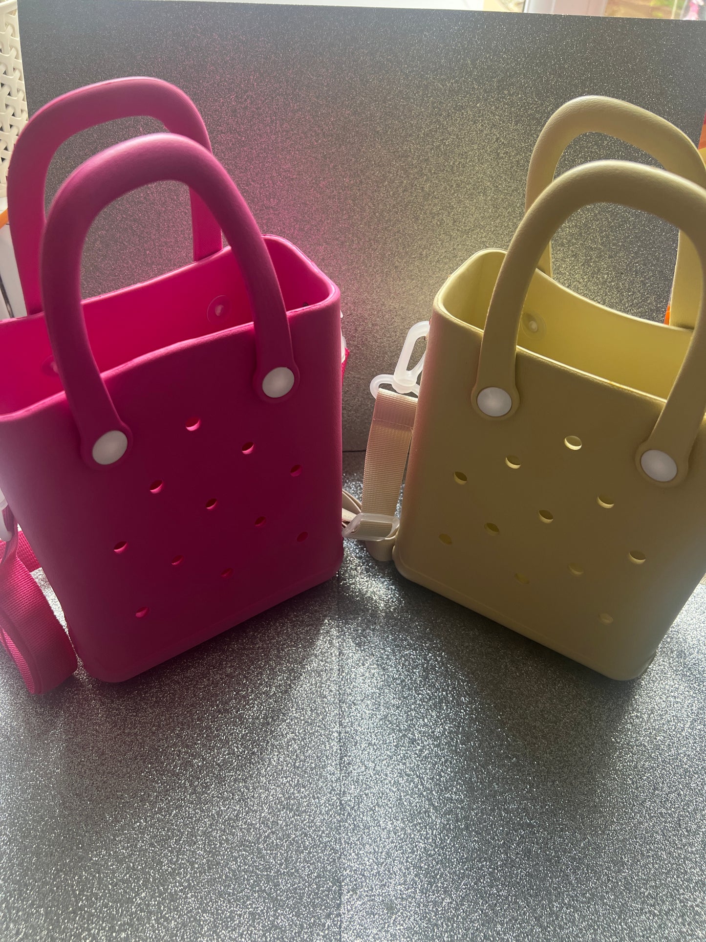 Shoe charm crossbody bags - 4 colours