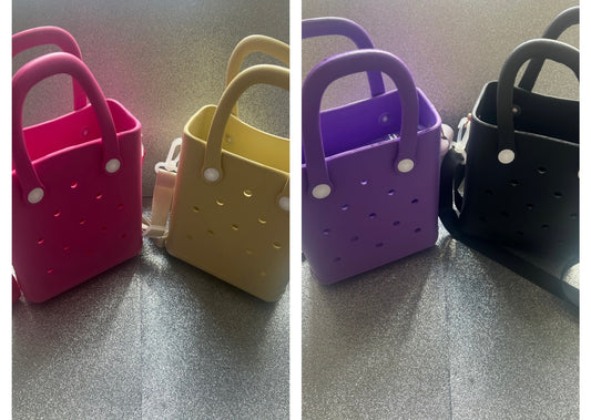 Shoe charm crossbody bags - 4 colours