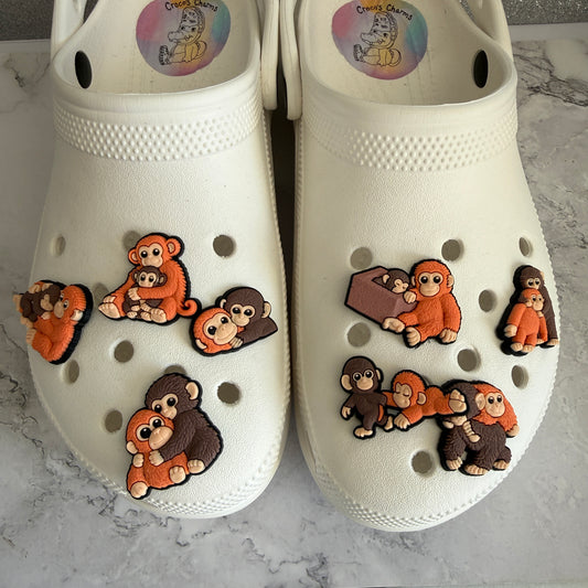 Punch the monkey shoe charm collection