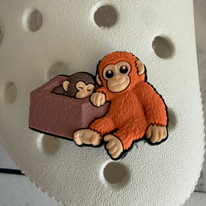 Punch the monkey shoe charm collection