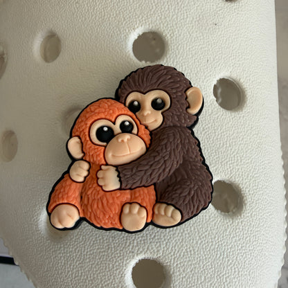 Punch the monkey shoe charm collection