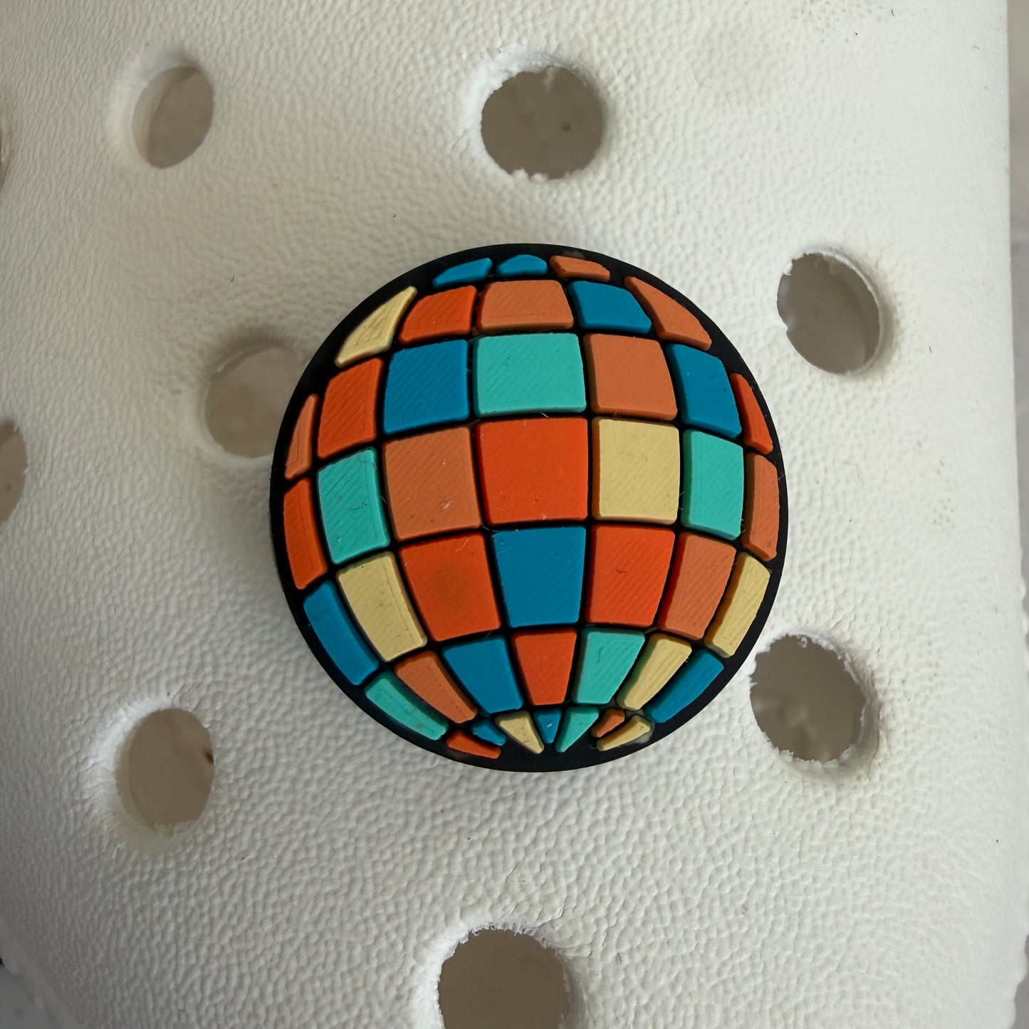 Disco ball shoe charm collection
