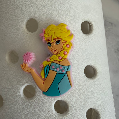 Princess Frozen Ariel Belle shoe charm collection