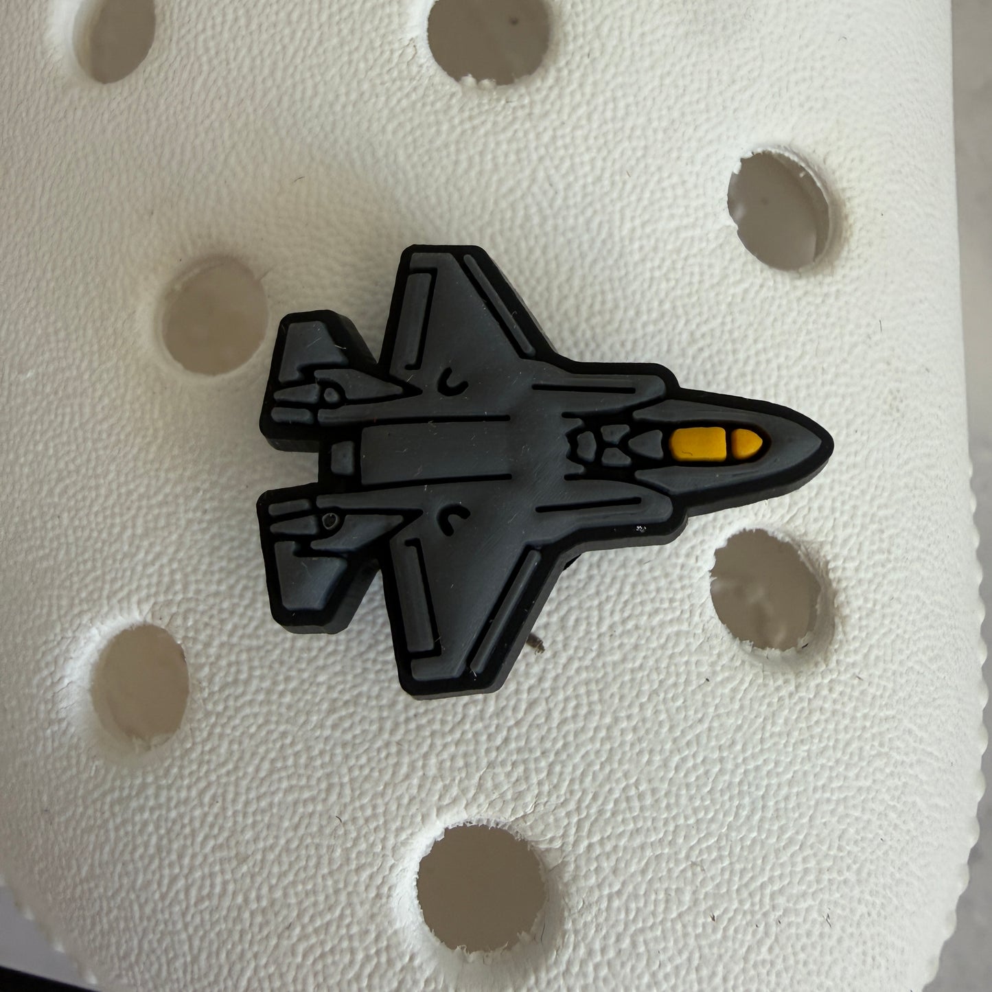 Fighter jet shoe charm collection