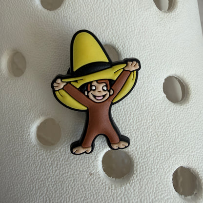 Curious George monkey shoe charm collection
