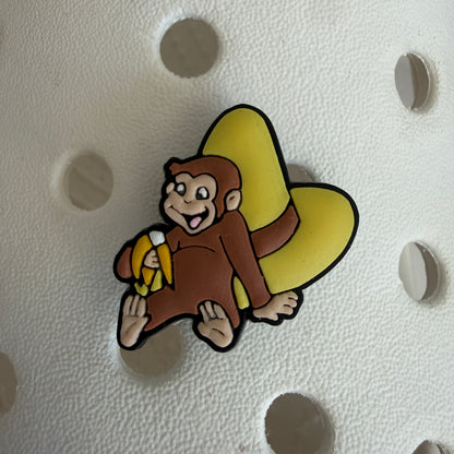 Curious George monkey shoe charm collection